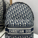 Christian Dior Diortravel Backpack Dark Blue